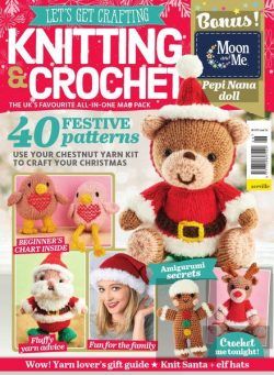 Let’s Get Crafting Knitting & Crochet – Issue 126 – November 2021