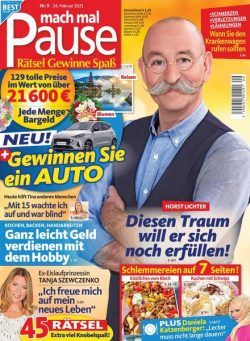 Mach mal Pause – 24 Februar 2021