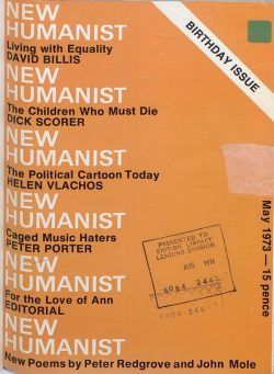 New Humanist – May 1973