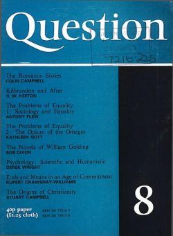 New Humanist – Question, September 1974