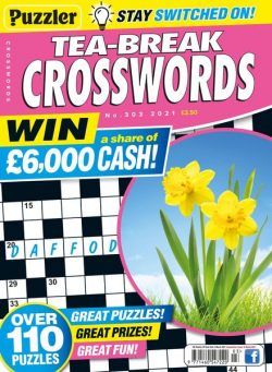 Puzzler Tea-Break Crosswords – February 2021