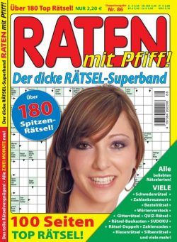 Raten mit Pfiff! – 26 Februar 2021