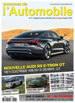 Annonces Automobile – Avril 2021