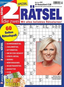 Die 2 Spezial Ratsel – Mai 2021