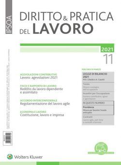 Diritto e Pratica del Lavoro – 20 Marzo 2021