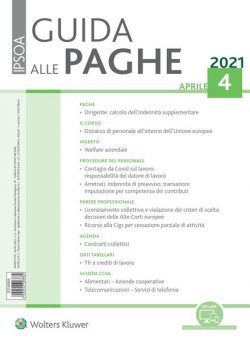 Guida alle paghe – Aprile 2021