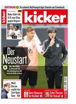 Kicker – 25 Marz 2021