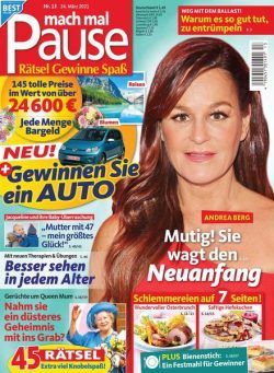 Mach mal Pause – 24 Marz 2021