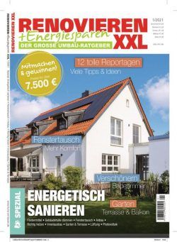 Renovieren + Energiesparen – 26 Marz 2021