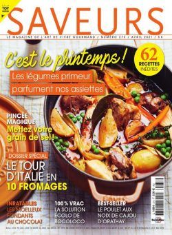 Saveurs France – Avril 2021