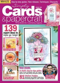 Simply Cards & Papercraft – Issue 204 – April 2020