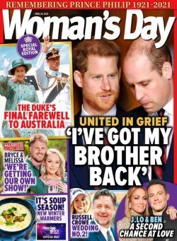 Woman’s Day Australia – April 26, 2021