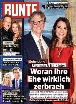 BUNTE – 15 Mai 2021