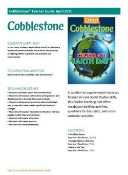 Cobblestone Teacher’s Guide – April 2021