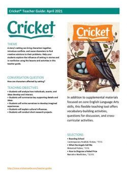 Cricket Teacher’s Guide – April 2021