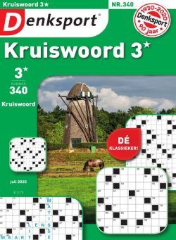 Denksport Kruiswoord 3 – 18 juni 2020