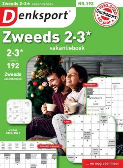 Denksport Zweeds 2-3 vakantieboek – 17 december 2020