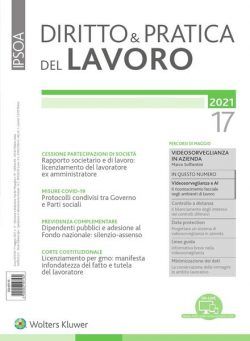 Diritto e Pratica del Lavoro – 1 Maggio 2021