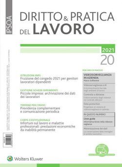 Diritto e Pratica del Lavoro – 22 Maggio 2021