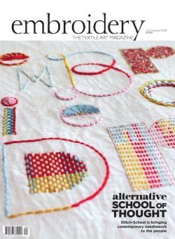 Embroidery Magazine – July-August 2018