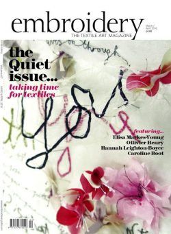 Embroidery Magazine – March-April 2016