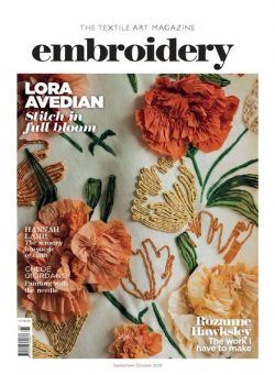 Embroidery Magazine – September-October 2019