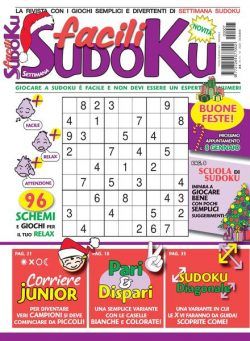 Facili Sudoku – dicembre 2020