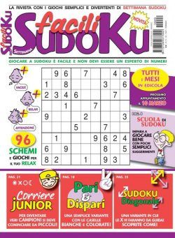 Facili Sudoku – febbraio 2021