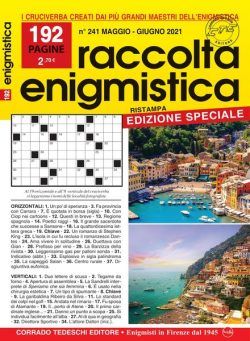 Raccolta Enigmistica – maggio 2021