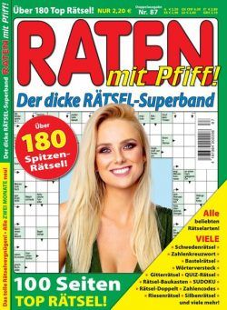 Raten mit Pfiff! – 30 April 2021