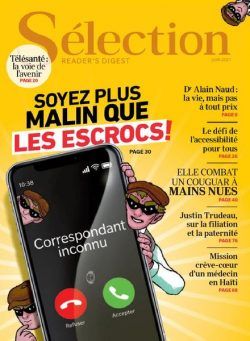 Selection du Reader’s Digest Canada – juin 2021