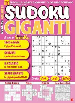 Sudoku Giganti – aprile 2021