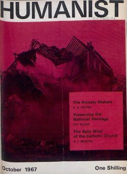 New Humanist – The Humanist, October 1967