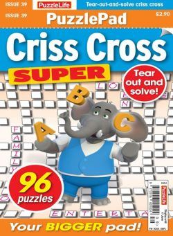 PuzzleLife PuzzlePad Criss Cross Super – 20 May 2021