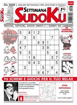 Settimana Sudoku – 19 maggio 2021