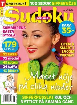 Sudoku fOr alla – 12 maj 2021