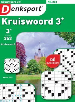 Denksport Kruiswoord 3 – 17 juni 2021