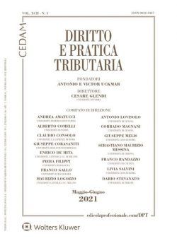 Diritto e Pratica Tributaria – Maggio-Giugno 2021