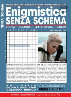 Enigmistica Senza Schema – luglio 2021