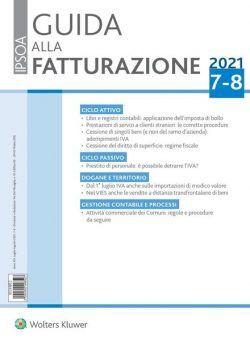 Guida alla Fatturazione – Luglio-Agosto 2021