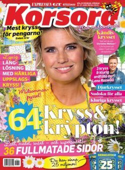 Korsord – 21 juni 2021