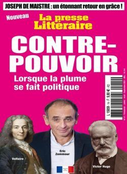 La Presse Litteraire – Juillet-Septembre 2021