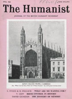 New Humanist – The Humanist, April 1964