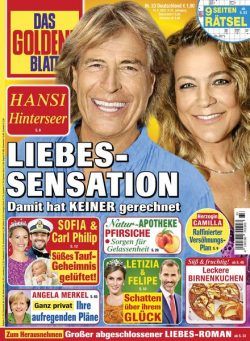 Das Goldene Blatt – 14 August 2021