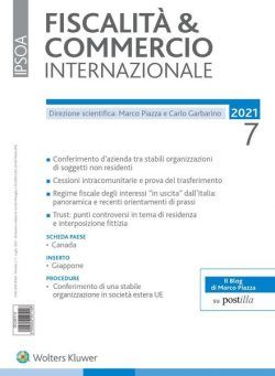 Fiscalita & Commercio Internazionale – Luglio 2021