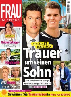 Frau im Spiegel – 11 August 2021