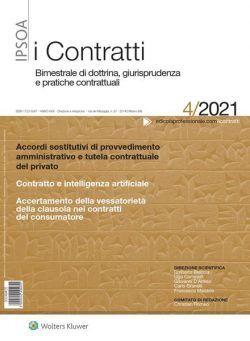 I Contratti – Luglio-Agosto 2021