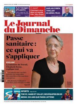 Le Journal du Dimanche – 08 aout 2021