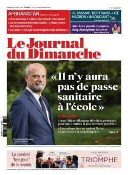 Le Journal du Dimanche – 22 aout 2021