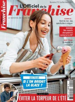 L’Officiel de la Franchise – Juillet-Aout 2021